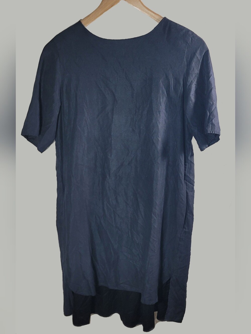 Billy Reid Women's XS Navy Blue Short Sleeve Tunic Top